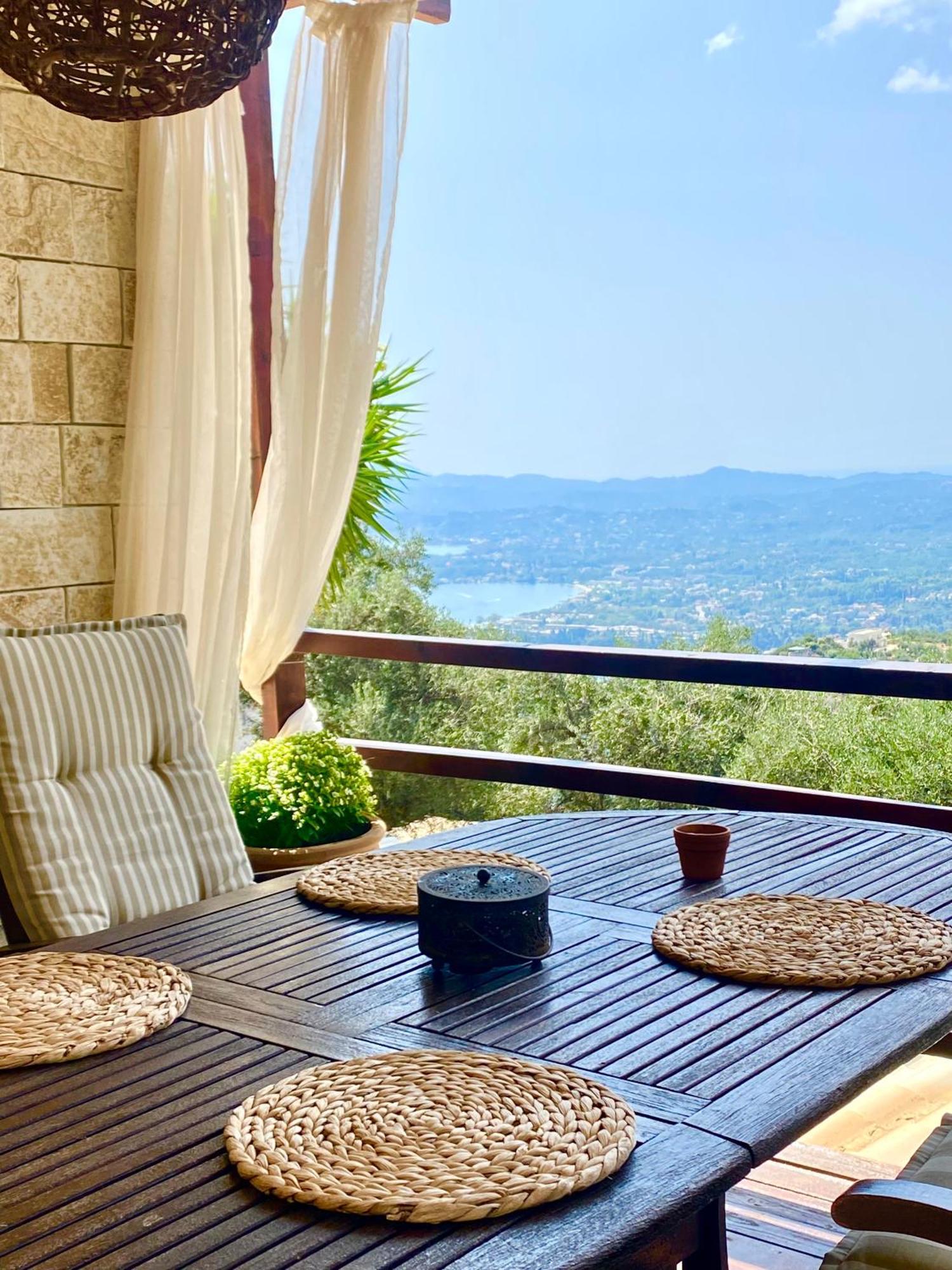 Lorantina Sea View House Holidays In Corfu - Near Barbati Beach Spartylas Exterior foto